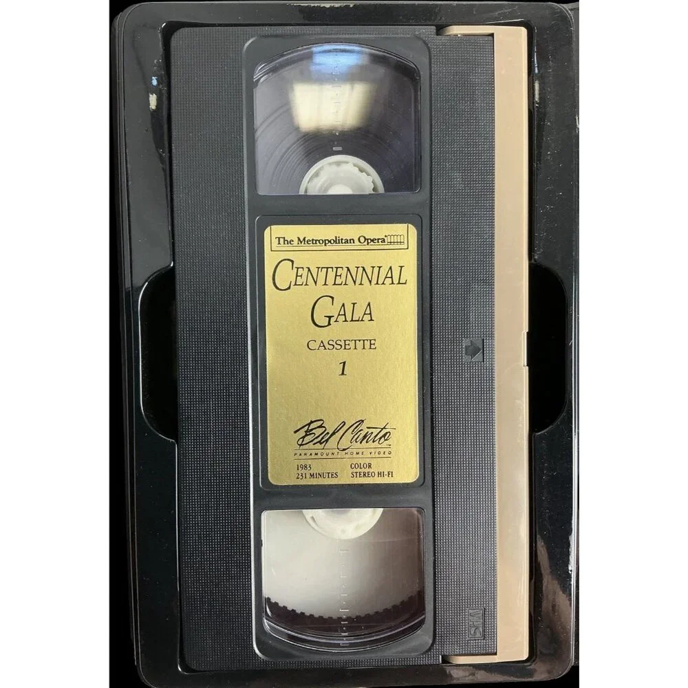 The Metropolitan Opera Centennial Gala (1983) 2 VHS Tape Set Performance
